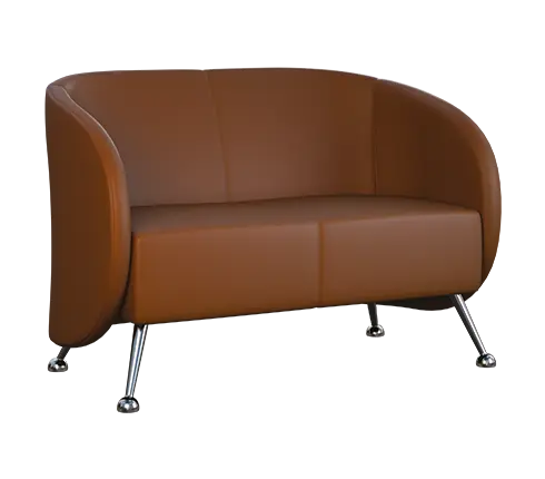 PANTHEON - 2, 2-sed, ekokůže hnědá